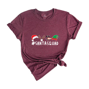 Santa Squad Shirt, Funny Santa Shirt, Christmas Reunion, Christmas Party Tee, Santa Hat Shirt, Cousin Crew Shirt, Christmas Sweatshirt