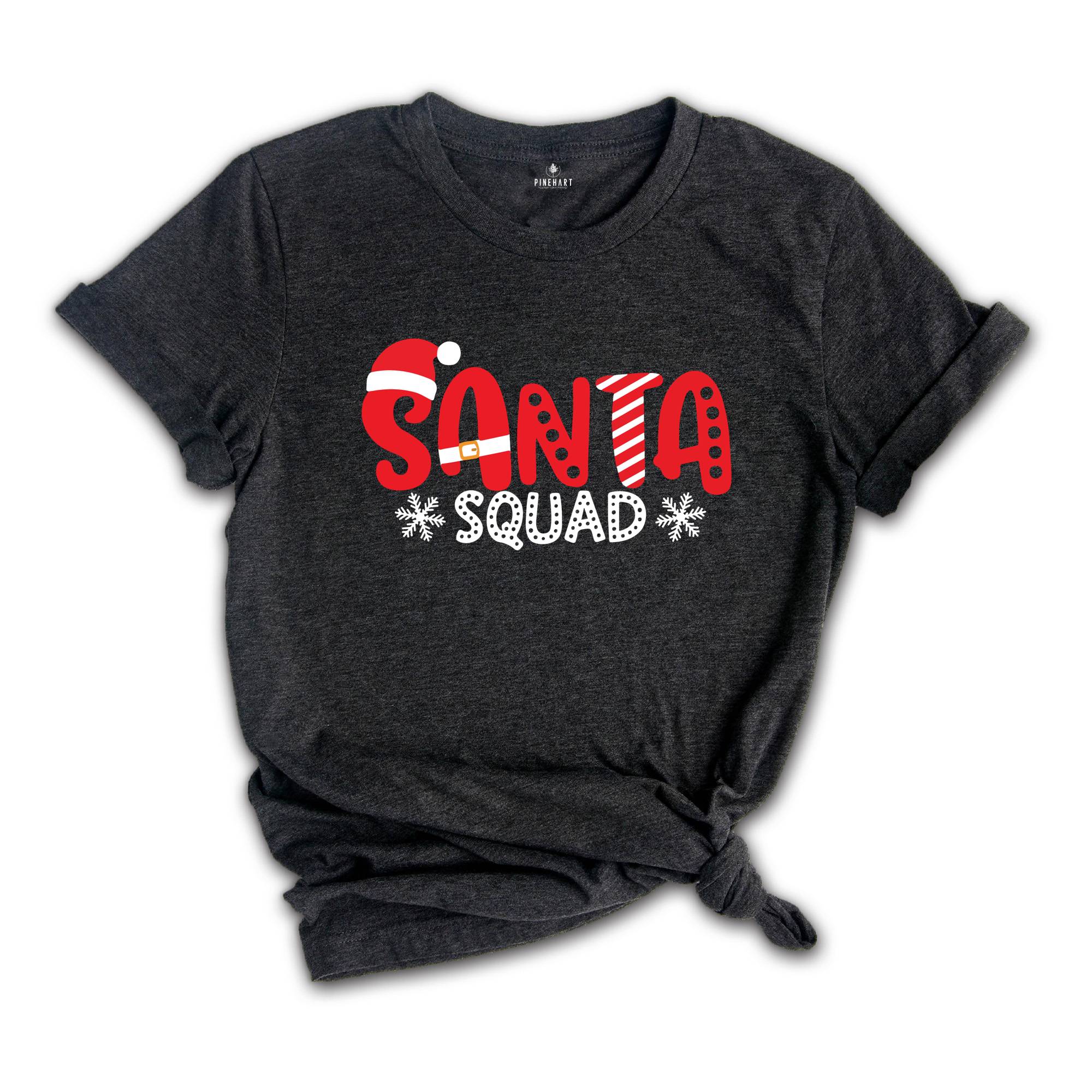 Santa Squad Shirt, Santa's Christmas Shirt, Christmas Crew T-Shirt, Family Christmas Shirts, Funny Santa Shirt, Christmas Gifts