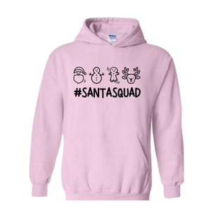 Santa Squad Sweatshirt, Christmas Reunion, Christmas Party, Santa Hat Costume, Cousin Crew Hoodie, Christmas Outfit