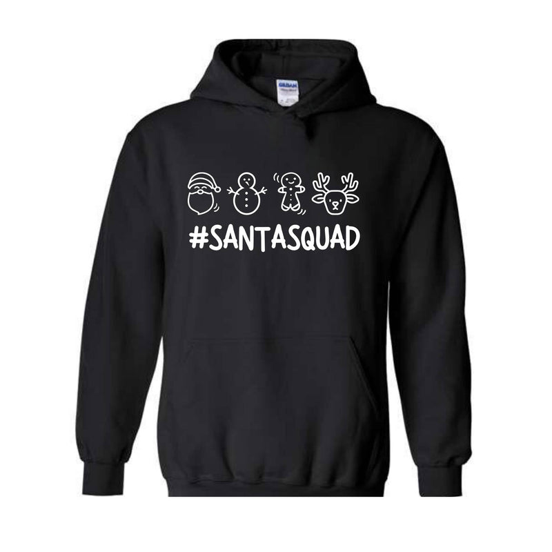 Santa Squad Sweatshirt, Christmas Reunion, Christmas Party, Santa Hat Costume, Cousin Crew Hoodie, Christmas Outfit
