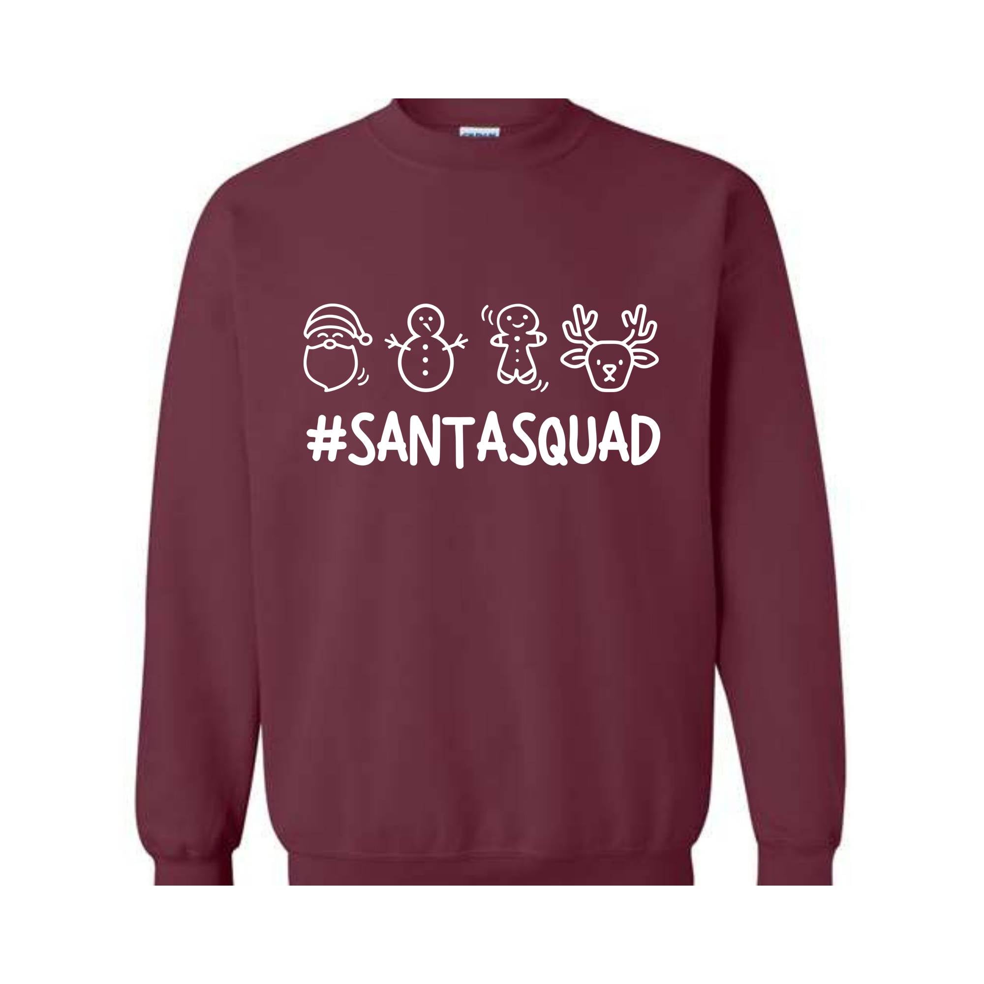 Santa Squad Sweatshirt, Christmas Reunion, Christmas Party, Santa Hat Costume, Cousin Crew Hoodie, Christmas Outfit