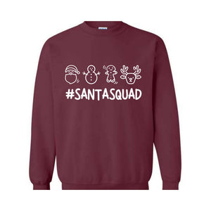 Santa Squad Sweatshirt, Christmas Reunion, Christmas Party, Santa Hat Costume, Cousin Crew Hoodie, Christmas Outfit