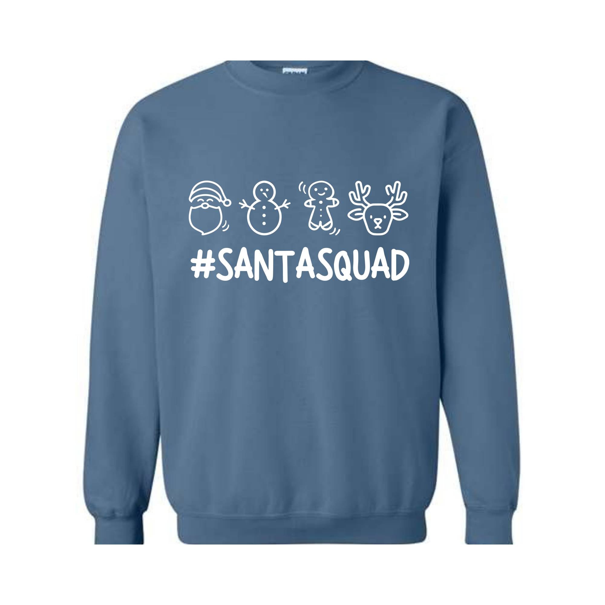 Santa Squad Sweatshirt, Christmas Reunion, Christmas Party, Santa Hat Costume, Cousin Crew Hoodie, Christmas Outfit