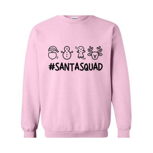 Santa Squad Sweatshirt, Christmas Reunion, Christmas Party, Santa Hat Costume, Cousin Crew Hoodie, Christmas Outfit