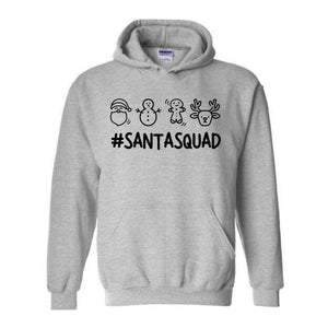 Santa Squad Sweatshirt, Christmas Reunion, Christmas Party, Santa Hat Costume, Cousin Crew Hoodie, Christmas Outfit