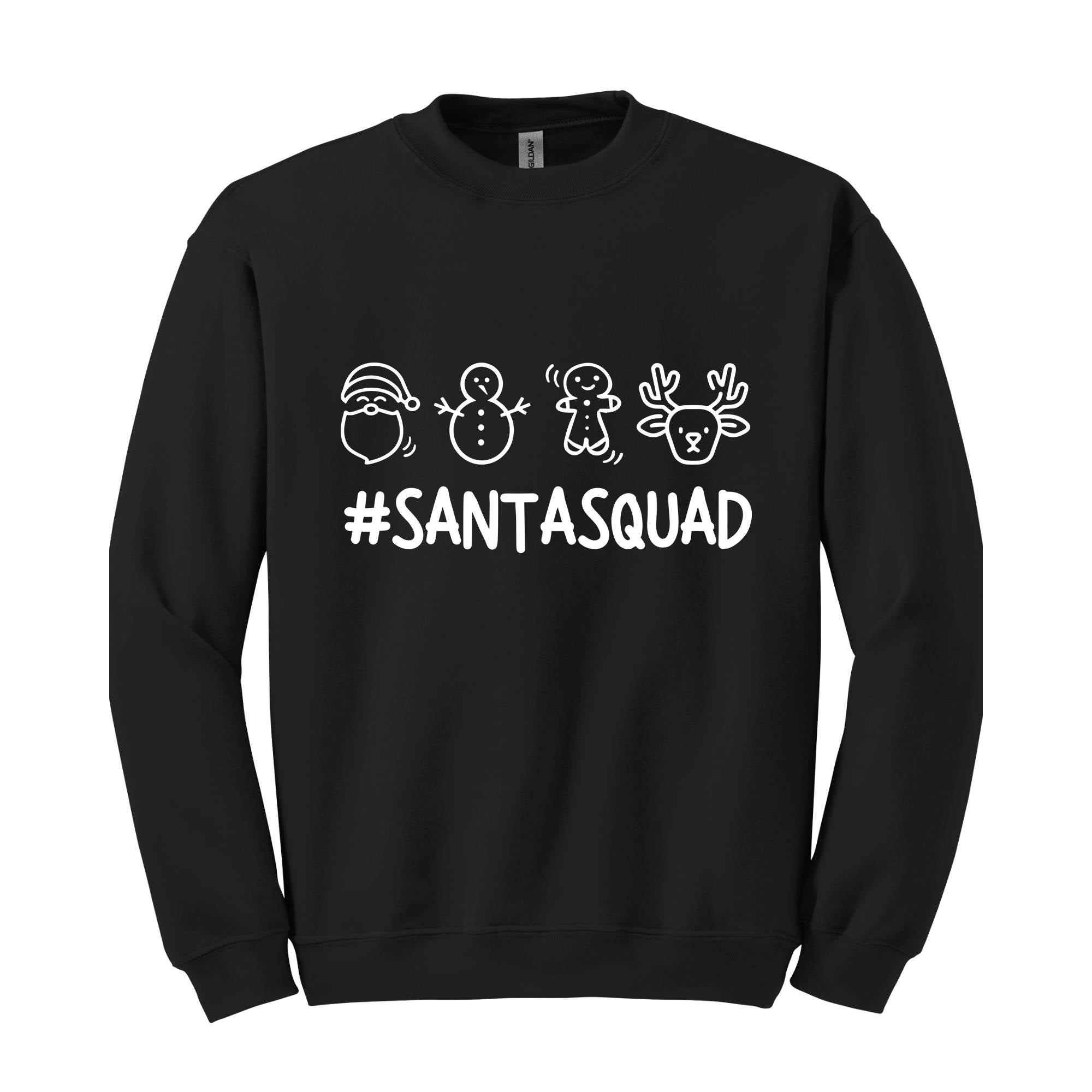 Santa Squad Sweatshirt, Christmas Reunion, Christmas Party, Santa Hat Costume, Cousin Crew Hoodie, Christmas Outfit