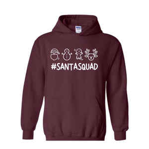 Santa Squad Sweatshirt, Christmas Reunion, Christmas Party, Santa Hat Costume, Cousin Crew Hoodie, Christmas Outfit