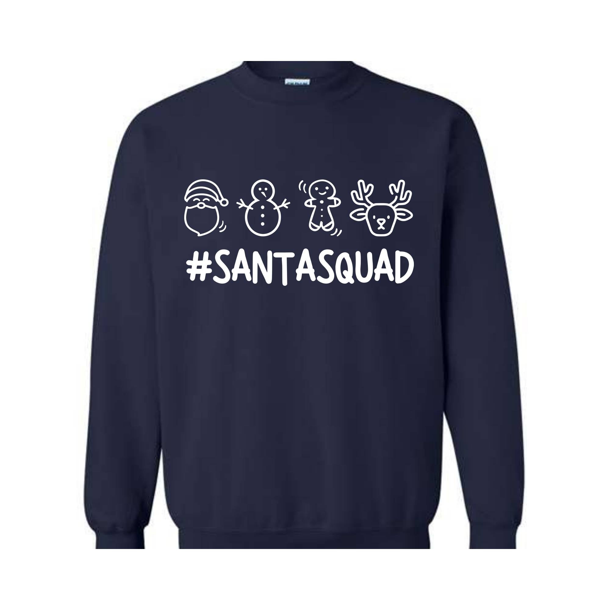 Santa Squad Sweatshirt, Christmas Reunion, Christmas Party, Santa Hat Costume, Cousin Crew Hoodie, Christmas Outfit