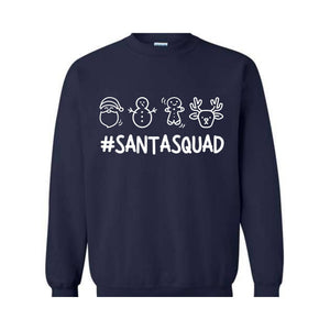 Santa Squad Sweatshirt, Christmas Reunion, Christmas Party, Santa Hat Costume, Cousin Crew Hoodie, Christmas Outfit