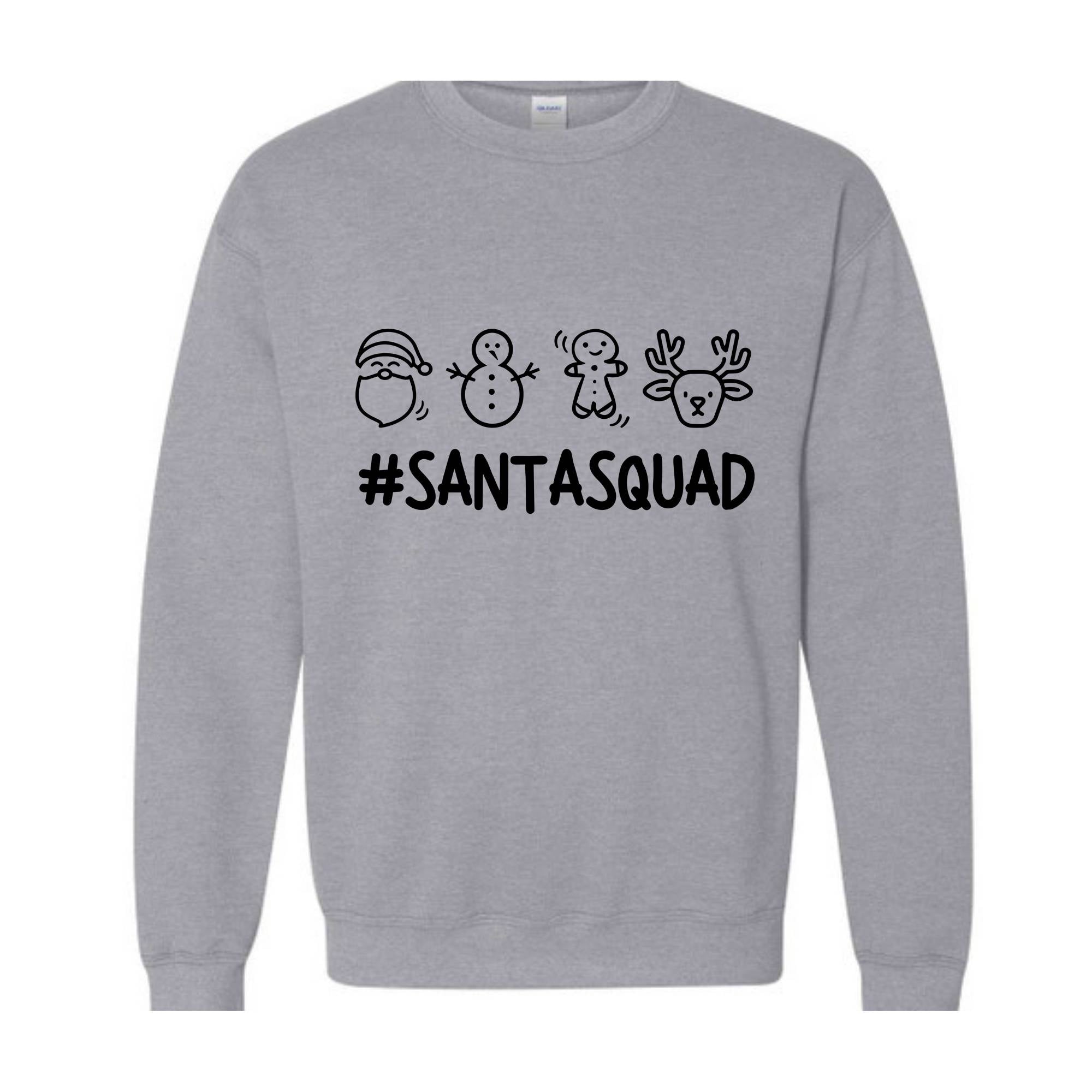 Santa Squad Sweatshirt, Christmas Reunion, Christmas Party, Santa Hat Costume, Cousin Crew Hoodie, Christmas Outfit