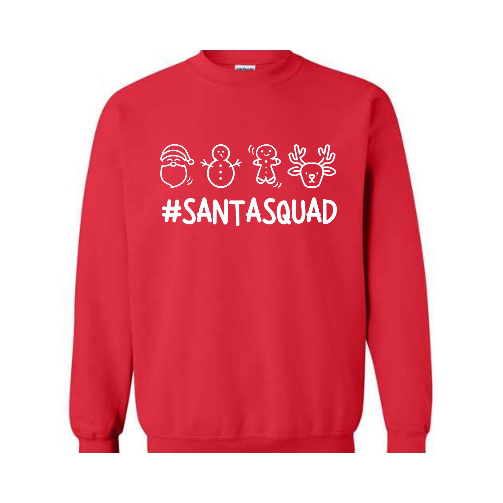 Santa Squad Sweatshirt, Christmas Reunion, Christmas Party, Santa Hat Costume, Cousin Crew Hoodie, Christmas Outfit