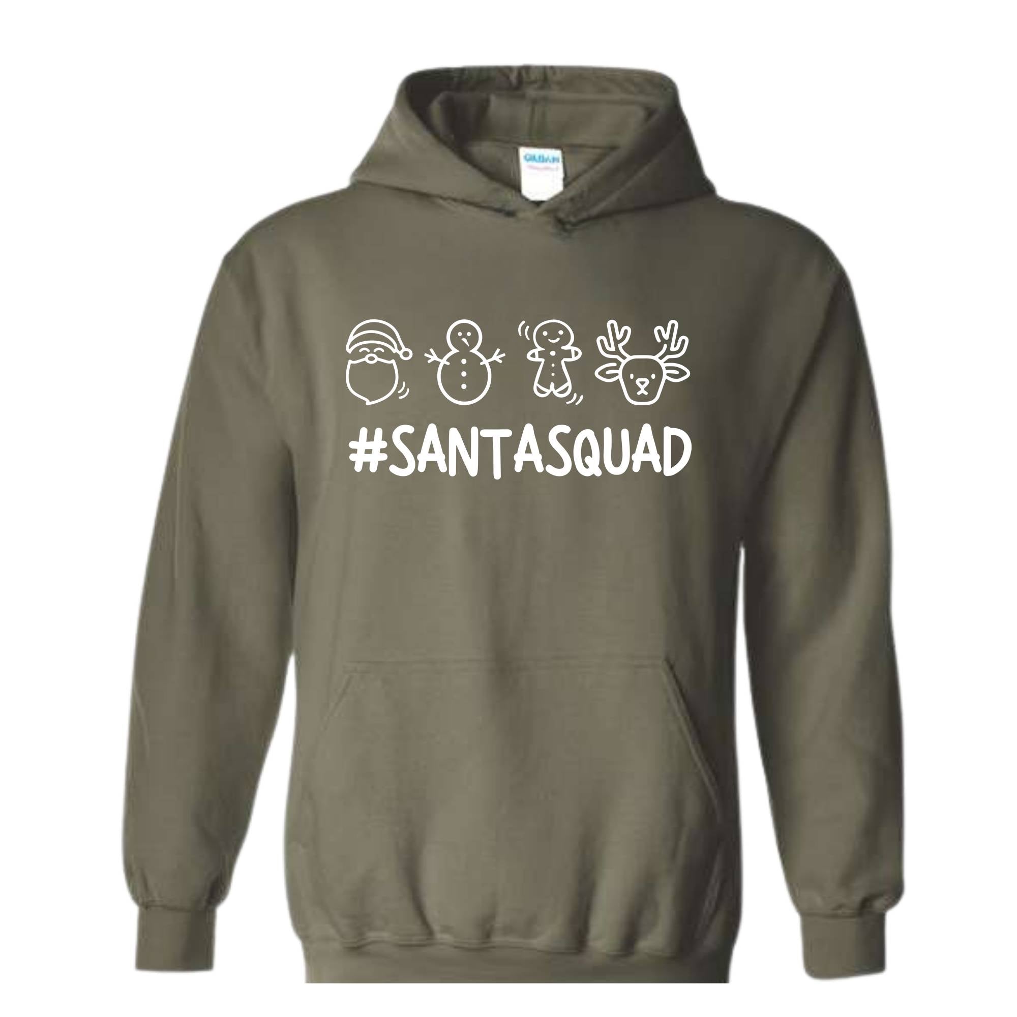 Santa Squad Sweatshirt, Christmas Reunion, Christmas Party, Santa Hat Costume, Cousin Crew Hoodie, Christmas Outfit