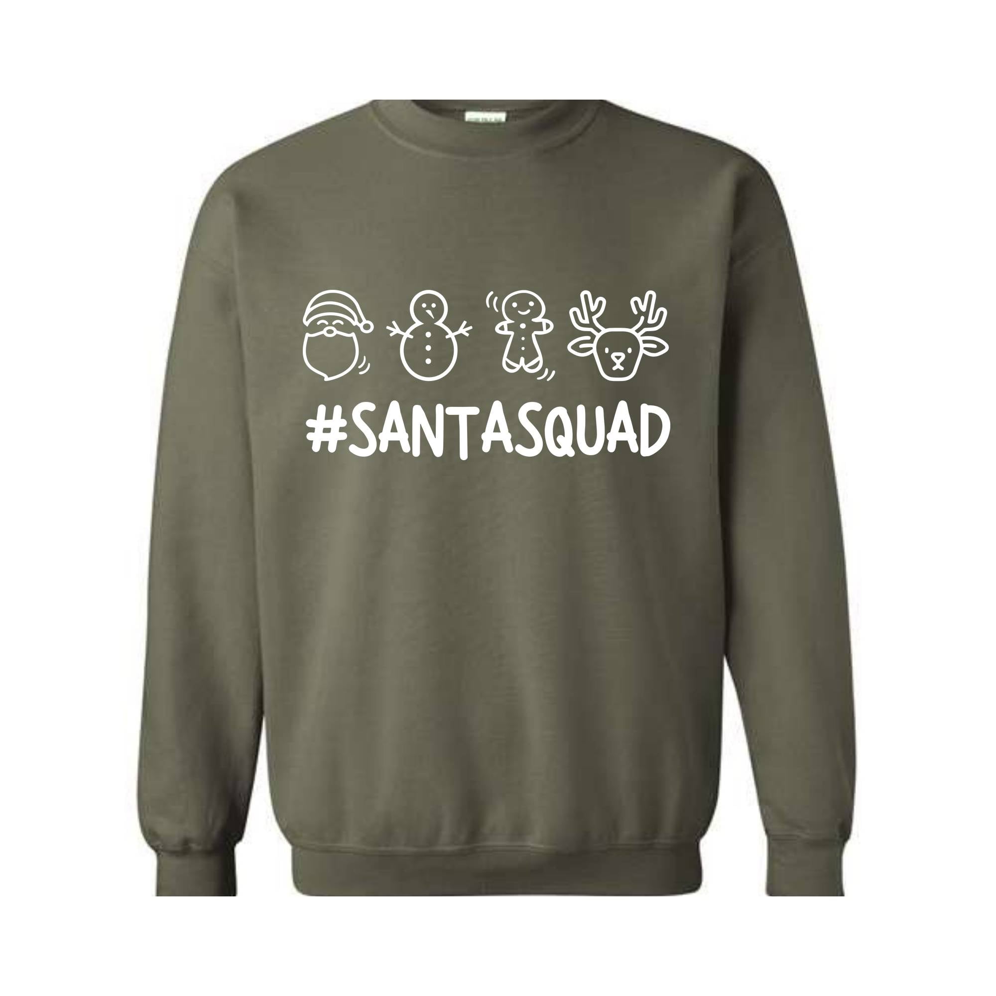 Santa Squad Sweatshirt, Christmas Reunion, Christmas Party, Santa Hat Costume, Cousin Crew Hoodie, Christmas Outfit