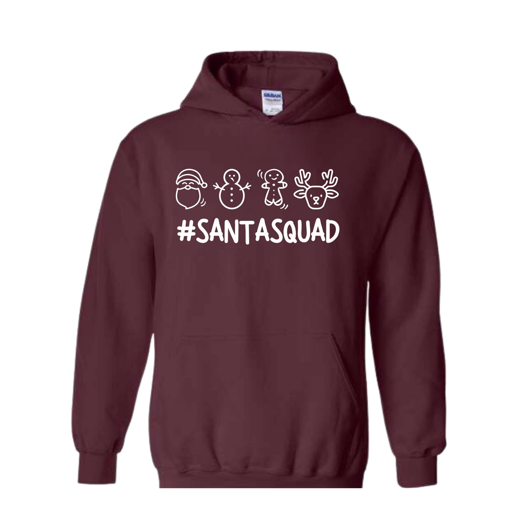 Santa Squad Sweatshirt, Christmas Reunion, Christmas Party, Santa Hat Costume, Cousin Crew Hoodie, Christmas Outfit