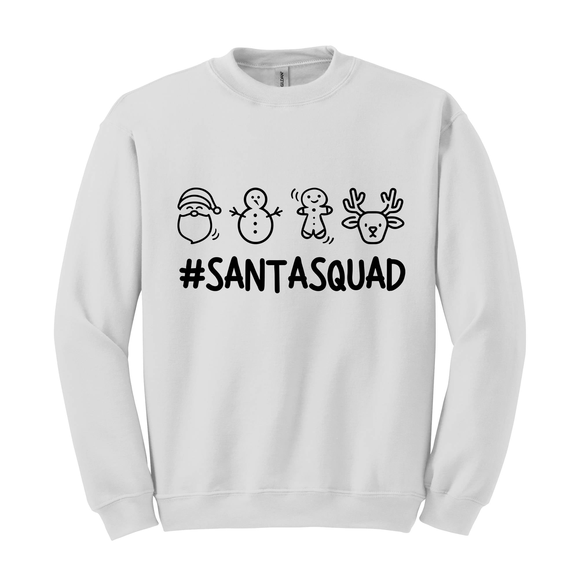 Santa Squad Sweatshirt, Christmas Reunion, Christmas Party, Santa Hat Costume, Cousin Crew Hoodie, Christmas Outfit