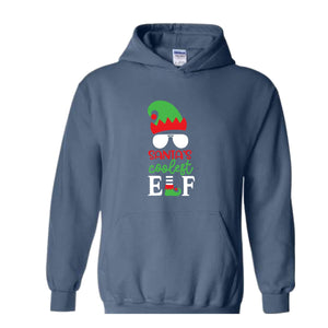 Santa's Coolest Elf Sweatshirt, Christmas Elf Sweatshirt, Christmas Sweater, Christmas Gifts, Funny Christmas Elf Sweatshirt