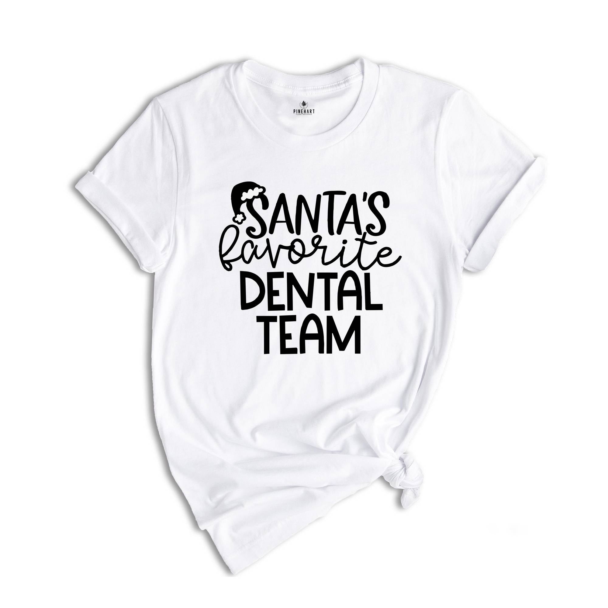 Santa's Favorite Dental Team Tee, Dental Assistant Christmas Holiday Shirt, Funny Dentist Shirt, Dentist Christmas Shirt