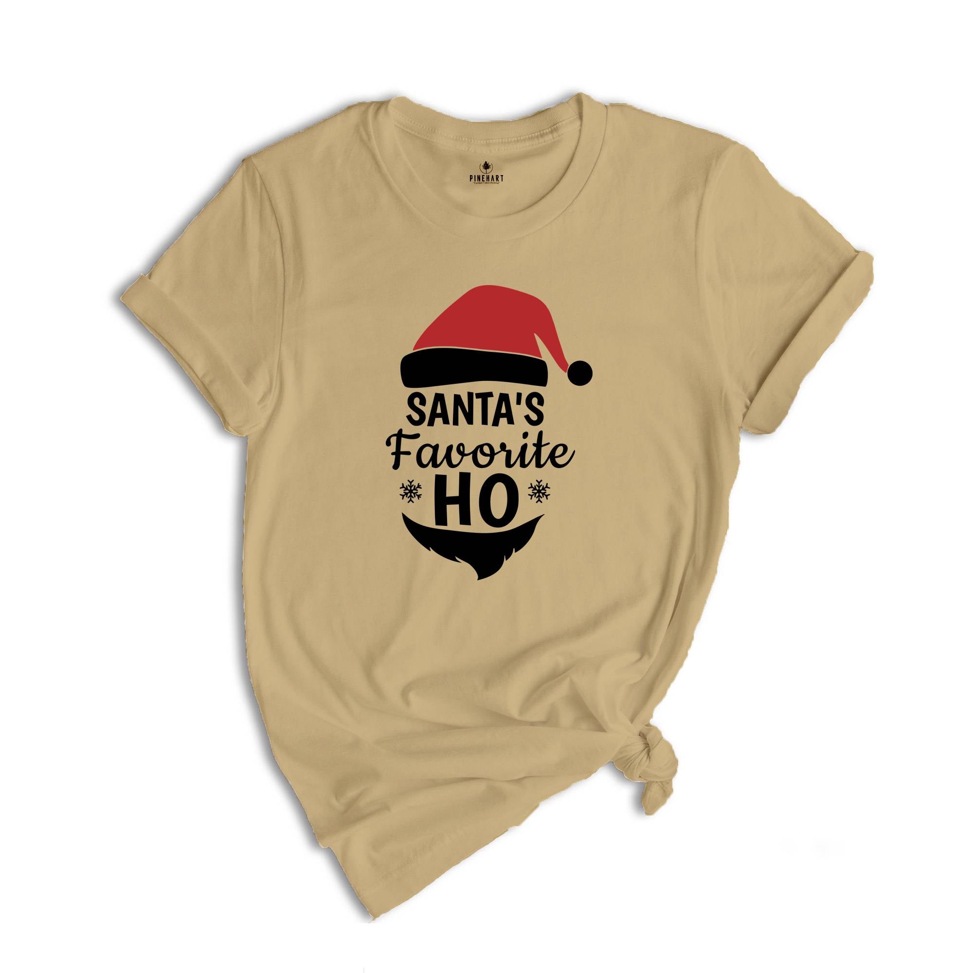 Santa's Favorite Ho Shirt, Holiday Tee, Santa Claus T-Shirt, Santa Winter Outfit, Funny Holiday Gift, Adult Humor Shirt