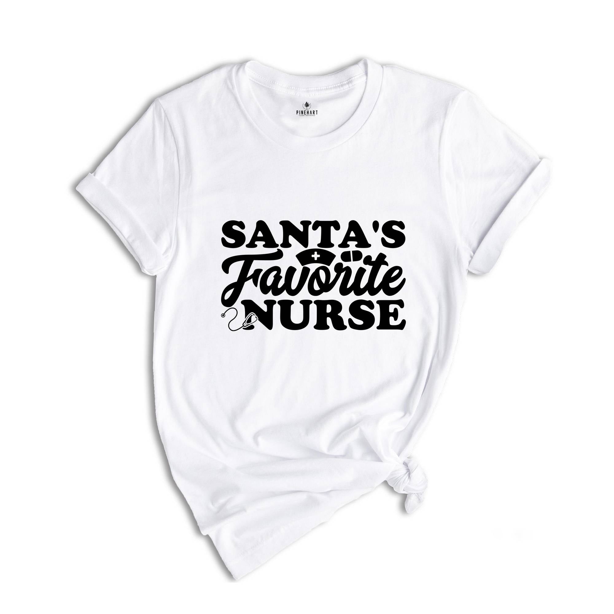 Santa's Favorite Nurse Shirt, Cute Nurse Shirt, Nurse Appreciation, Nurse Christmas Gift, Future Nurse Tee, Christmas Sweatshirt