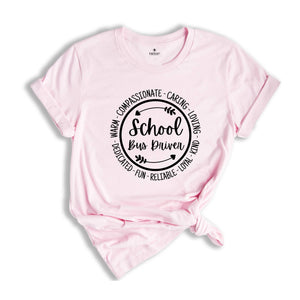 School Bus Driver Shirt, Bus Driver Clothing, Bus Driver Gift, School Bus Shirt, Gift for Bus Driver, Bus Driver Tee, Go to School Shirt