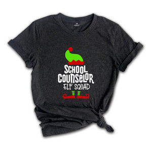 School Counselor Elf Christmas, Christmas School Counselor, School Counselor Shirt, SC Shirt, Elf Shirt, Santa Elf Shirt, Elf Tee