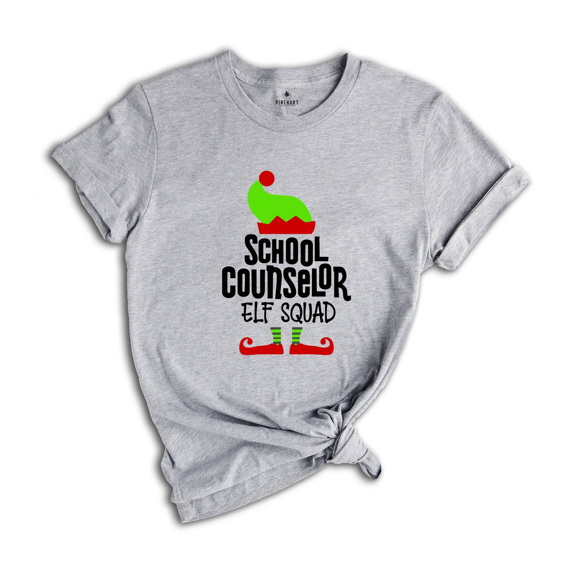 School Counselor Elf Christmas, Christmas School Counselor, School Counselor Shirt, SC Shirt, Elf Shirt, Santa Elf Shirt, Elf Tee