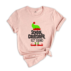 School Counselor Elf Christmas, Christmas School Counselor, School Counselor Shirt, SC Shirt, Elf Shirt, Santa Elf Shirt, Elf Tee