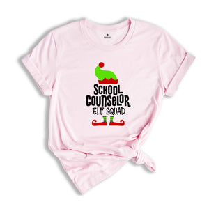 School Counselor Elf Christmas, Christmas School Counselor, School Counselor Shirt, SC Shirt, Elf Shirt, Santa Elf Shirt, Elf Tee