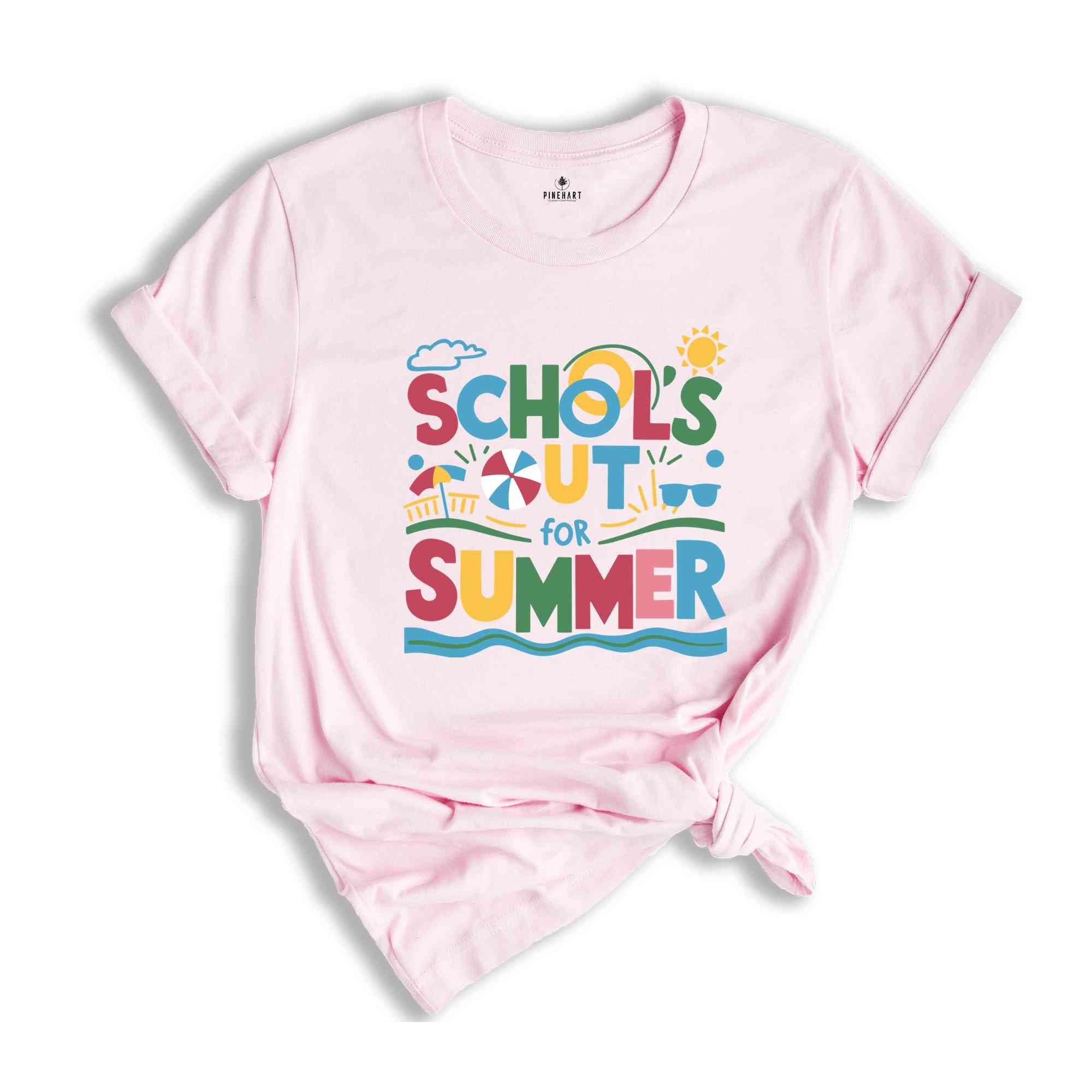 School Out For Summer Shirt, Teacher Shirt, Summery Shirt, Summer Shirts for Teachers, Summer Recharge Shirt