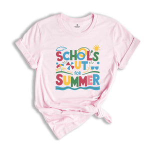 School Out For Summer Shirt, Teacher Shirt, Summery Shirt, Summer Shirts for Teachers, Summer Recharge Shirt