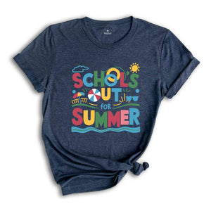 School Out For Summer Shirt, Teacher Shirt, Summery Shirt, Summer Shirts for Teachers, Summer Recharge Shirt