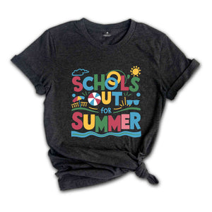 School Out For Summer Shirt, Teacher Shirt, Summery Shirt, Summer Shirts for Teachers, Summer Recharge Shirt