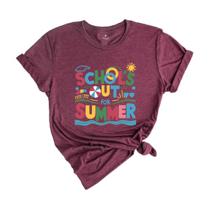 School Out For Summer Shirt, Teacher Shirt, Summery Shirt, Summer Shirts for Teachers, Summer Recharge Shirt