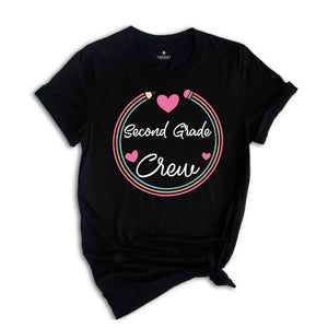 Second Grade Crew Shirt, 2nd Grade Crew Shirt, Teacher Appreciation Shirt, First Day Of School Shirt, Back To School Shirt, Teacher Gift