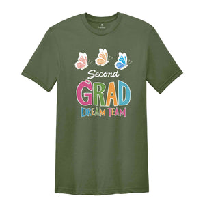 Second Grade Dream Team Shirt, Second Grade Teacher Shirt, Back to School, 2nd Grade Team Shirts, Butterfly Teacher Shirt