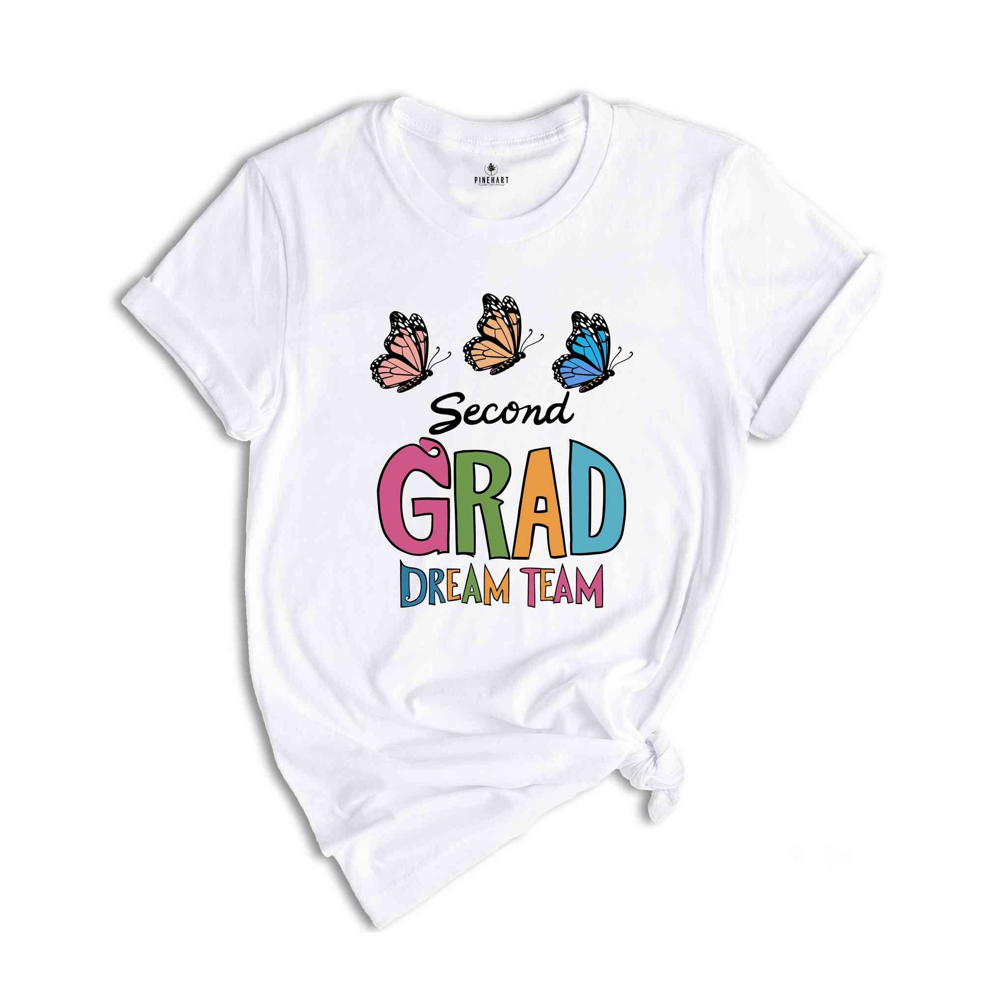 Second Grade Dream Team Shirt, Second Grade Teacher Shirt, Back to School, 2nd Grade Team Shirts, Butterfly Teacher Shirt