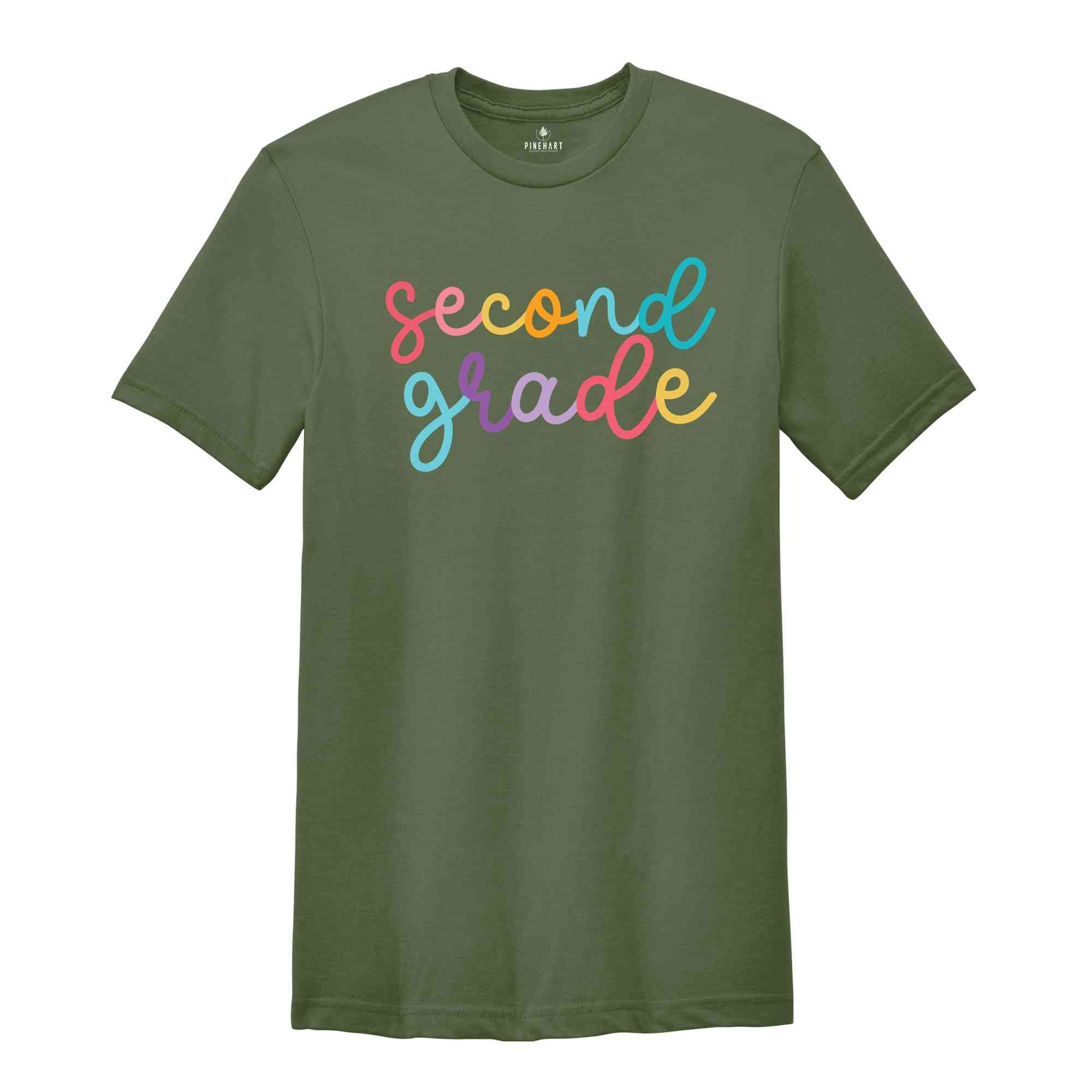 Second Grade Shirt, Hello School Shirt, Back To School Shirt, Back To School Gift, Teacher Appreciation, School Gift, School Shirt