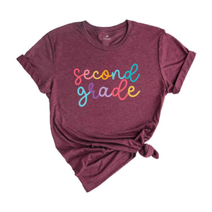 Second Grade Shirt, Hello School Shirt, Back To School Shirt, Back To School Gift, Teacher Appreciation, School Gift, School Shirt