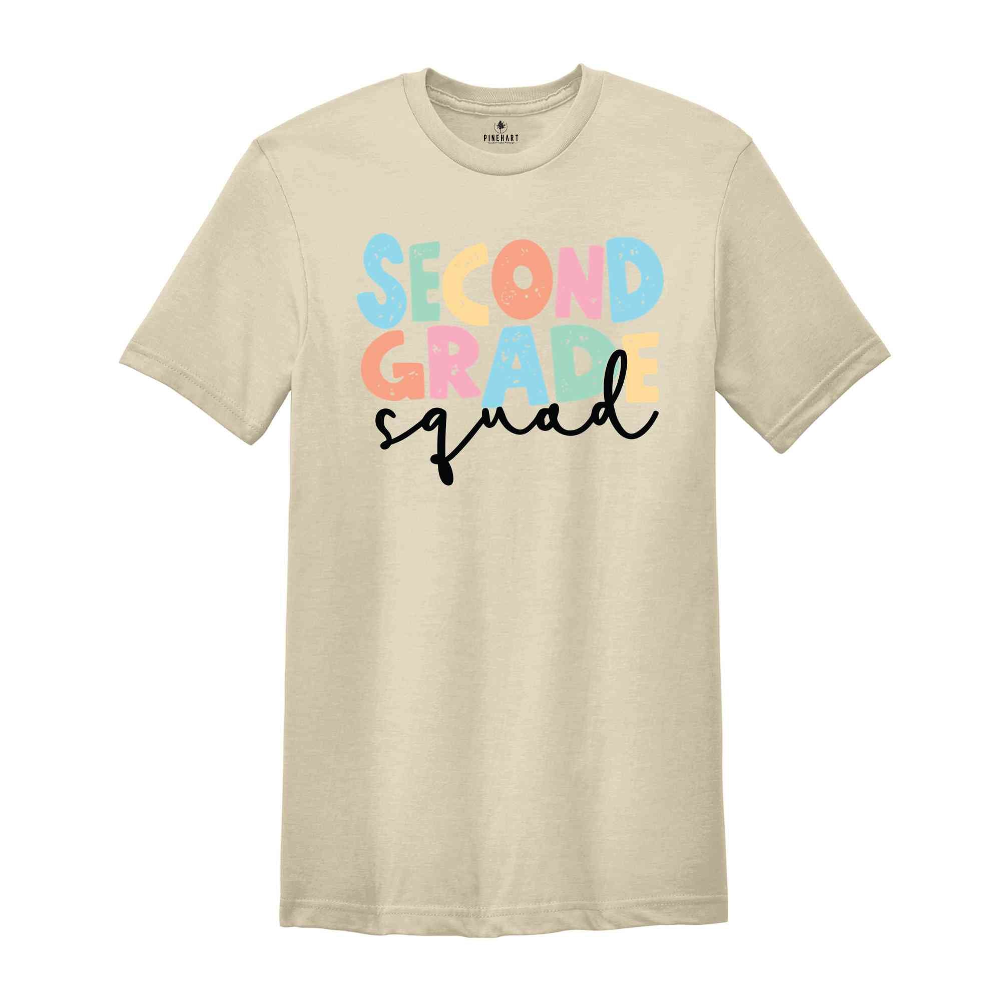 Second Grade Squad T-Shirt, 2nd Grade Teacher Shirt, Back To School Shirt, Teacher Appreciation Gift, School Shirt