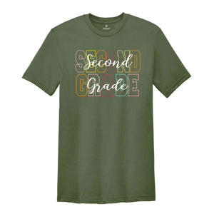 Second Grade Teacher Shirt, 2nd Grade Teacher Shirt, 2nd Grade T-Shirt, Second Grade TShirt, Elementary School, Teaching Tee