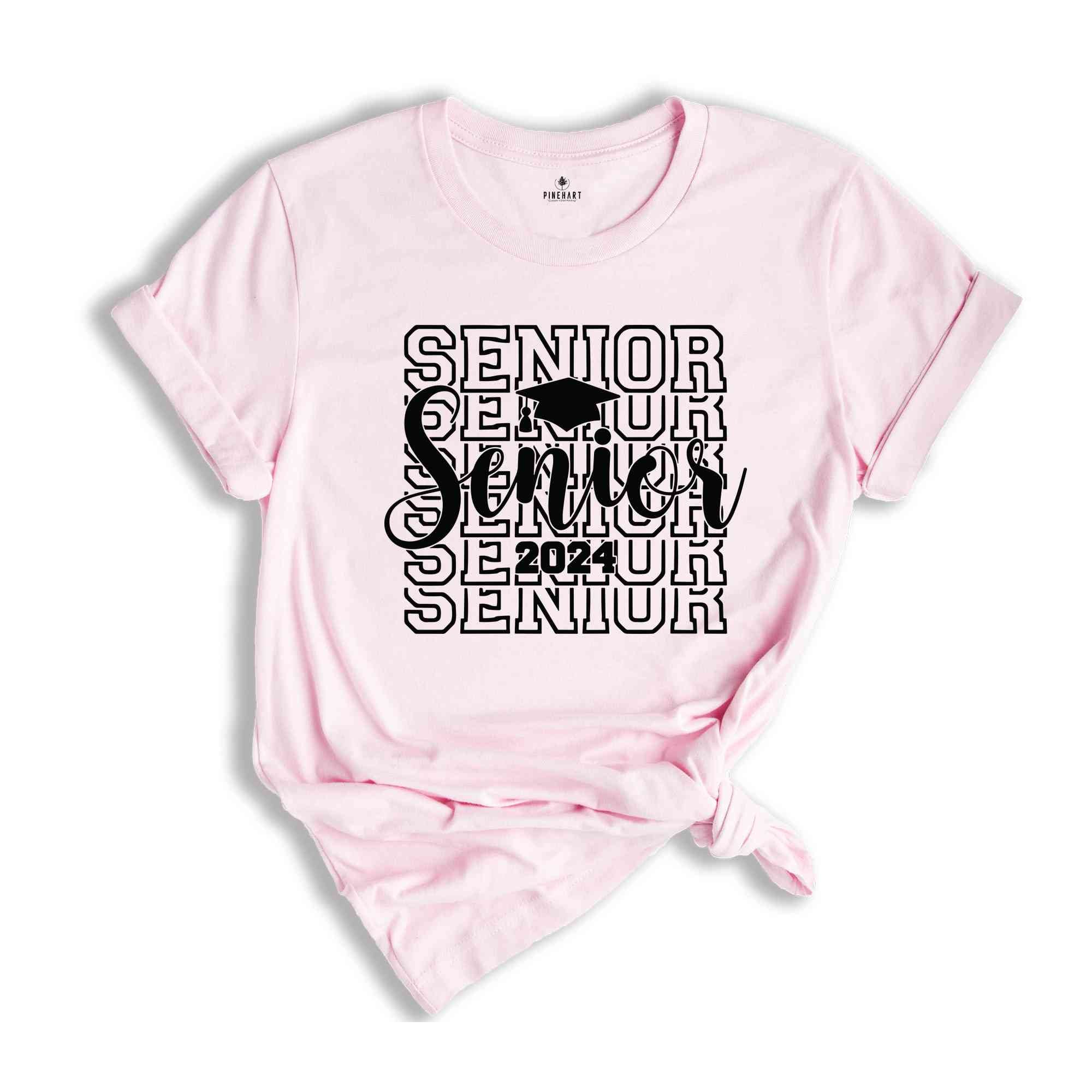 Senior 2024 T-Shirt, Graduate Shirt, Proud Family Shirt, Graduation Party T-Shirt, Graduation Gifts, Class Of 2024 Shirt