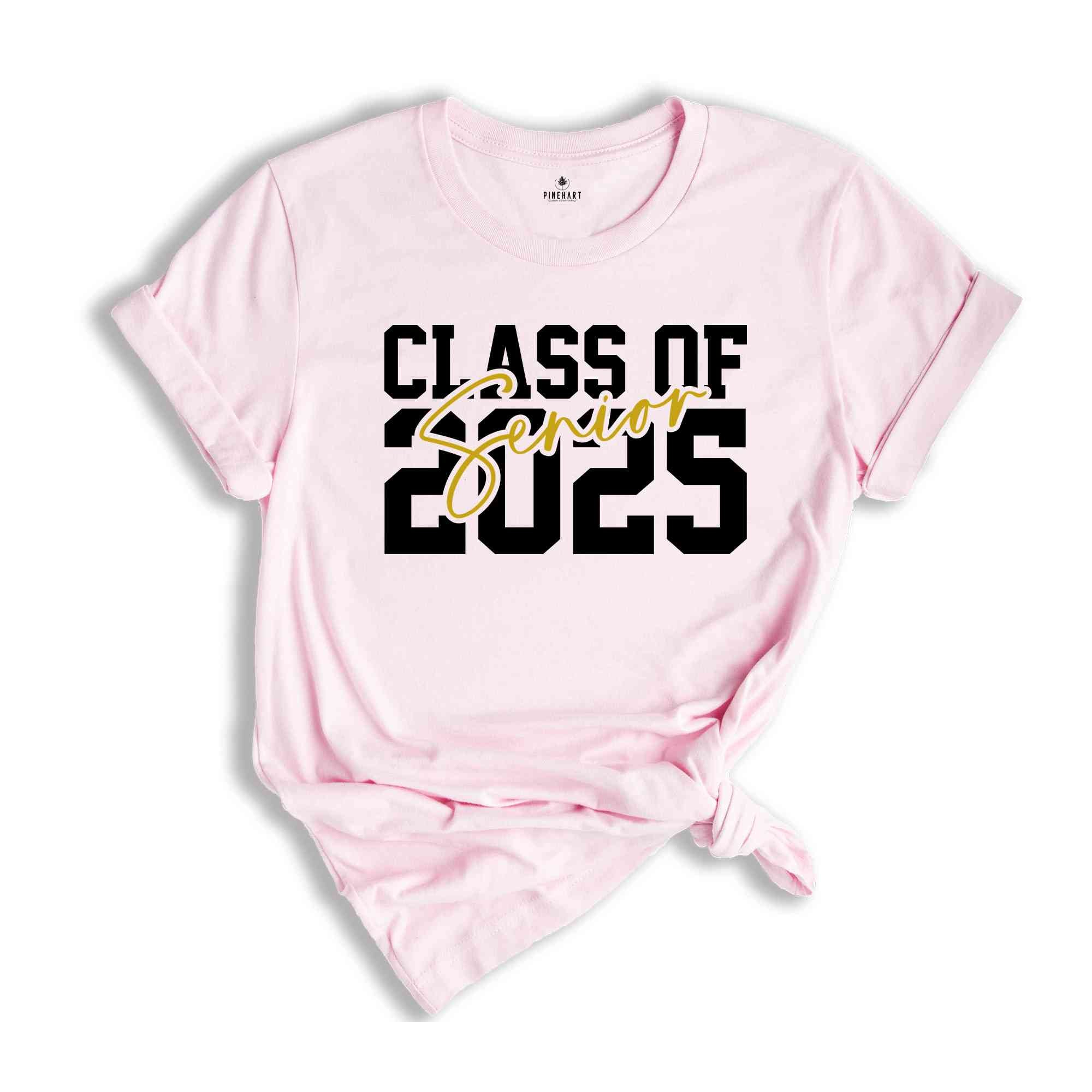 Senior 2025 Shirt, Class of 2025 Senior Shirt, High School Graduate, Senior Retro Shirt, 2025 Seniors Gift, Senior Year Shirt