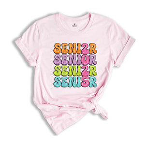 Senior 2025 Shirt, High School Graduate, Class of 2025 Senior Shirt, Senior Retro Shirt, 2025 Seniors Gift, Senior 2025 Retro Shirt