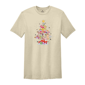 Sewing Machine Christmas Tree Shirt, Quilting Shirt, Sewing Lover T-Shirt, Christmas Tailor Gift, Sewing Christmas Shirt