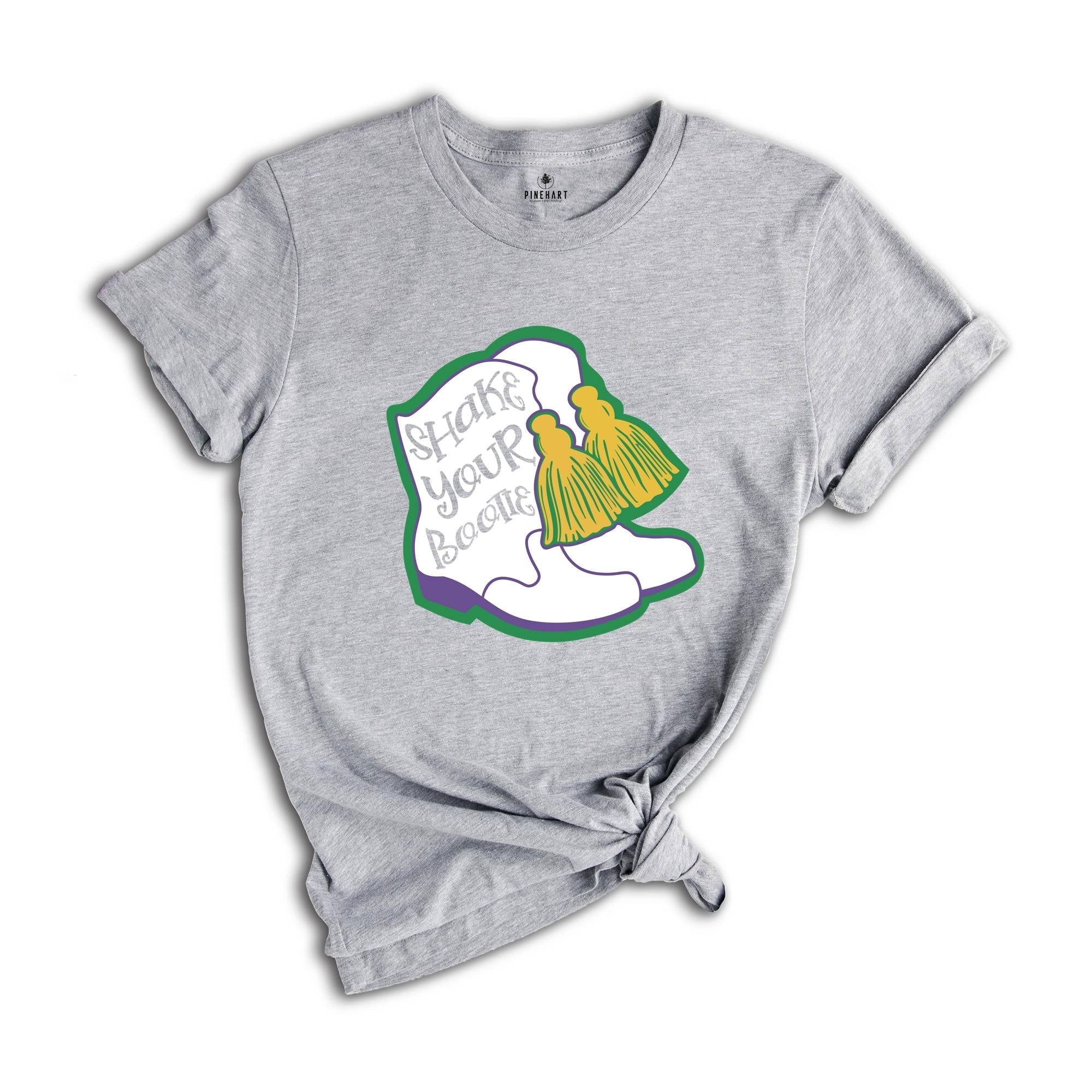 Shake Your Bootie Shirt, Mardi Gras Boots Shirt, Mardi Gras T-Shirt, Funny Mardi Gras Shirt, Louisiana Mardi Gras, Mardi Gras Beads Shirt