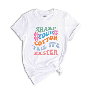 Shake Your Cotton Tail Easter Shirt, Spring Celebration Tshirt, Kids Easter Apparel, Holiday Spirit T-shirt, Easter Party Shirt