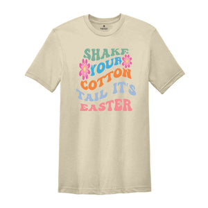 Shake Your Cotton Tail Easter Shirt, Spring Celebration Tshirt, Kids Easter Apparel, Holiday Spirit T-shirt, Easter Party Shirt