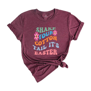 Shake Your Cotton Tail Easter Shirt, Spring Celebration Tshirt, Kids Easter Apparel, Holiday Spirit T-shirt, Easter Party Shirt