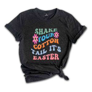 Shake Your Cotton Tail Easter Shirt, Spring Celebration Tshirt, Kids Easter Apparel, Holiday Spirit T-shirt, Easter Party Shirt