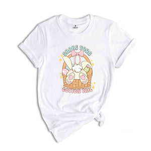 Shake Your Cotton Tail Shirt, Funny Easter Gift, Easter Bunny T-Shirt, Easter Day Gift, Bunny Shirt, Hip Hop Easter Shirt, Hopping Bunny Tee